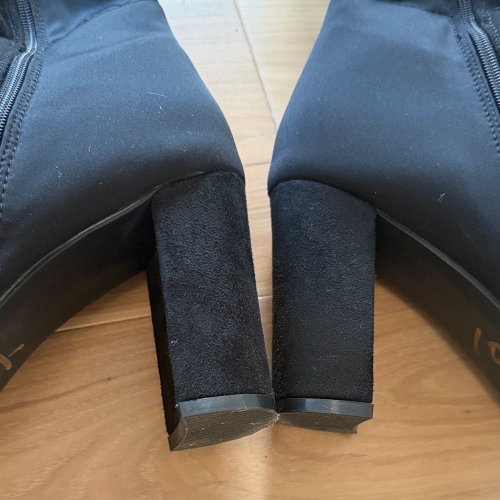 Elegant Black Heeled Women's Boots - Picture 5 of 7